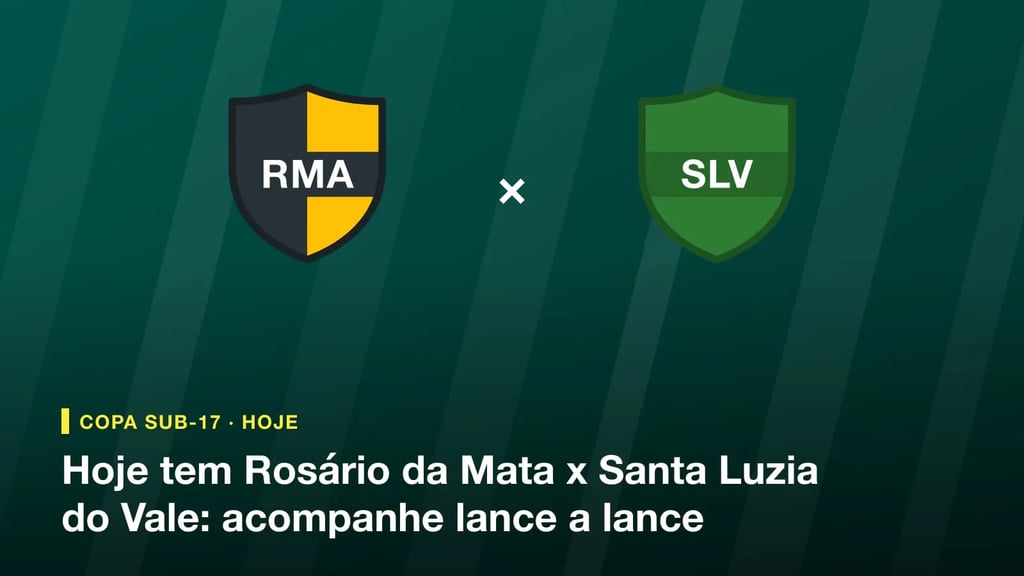 Escudos de Esporte Clube Rosário da Mata e Clube Recreativo Santa Luzia do Vale