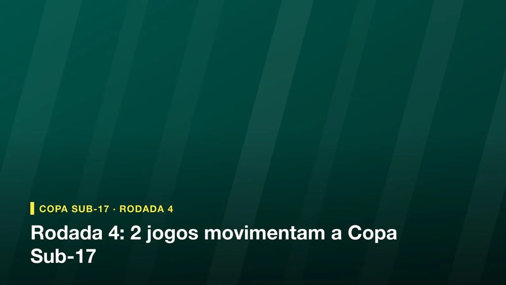 Arte da rodada 4 da Copa Rio das Pedras Sub-17 (teste)
