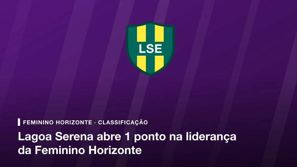 Escudo do Atlético Lagoa Serena, líder da Campeonato Feminino Horizonte (teste)