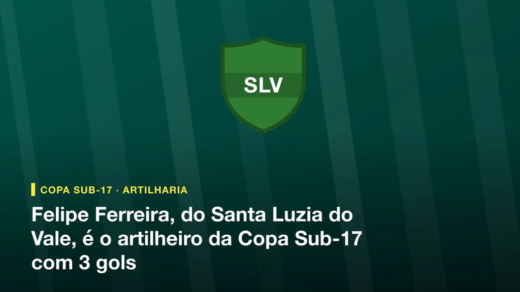 Escudo do Clube Recreativo Santa Luzia do Vale, time do artilheiro da Copa Rio das Pedras Sub-17 (teste)