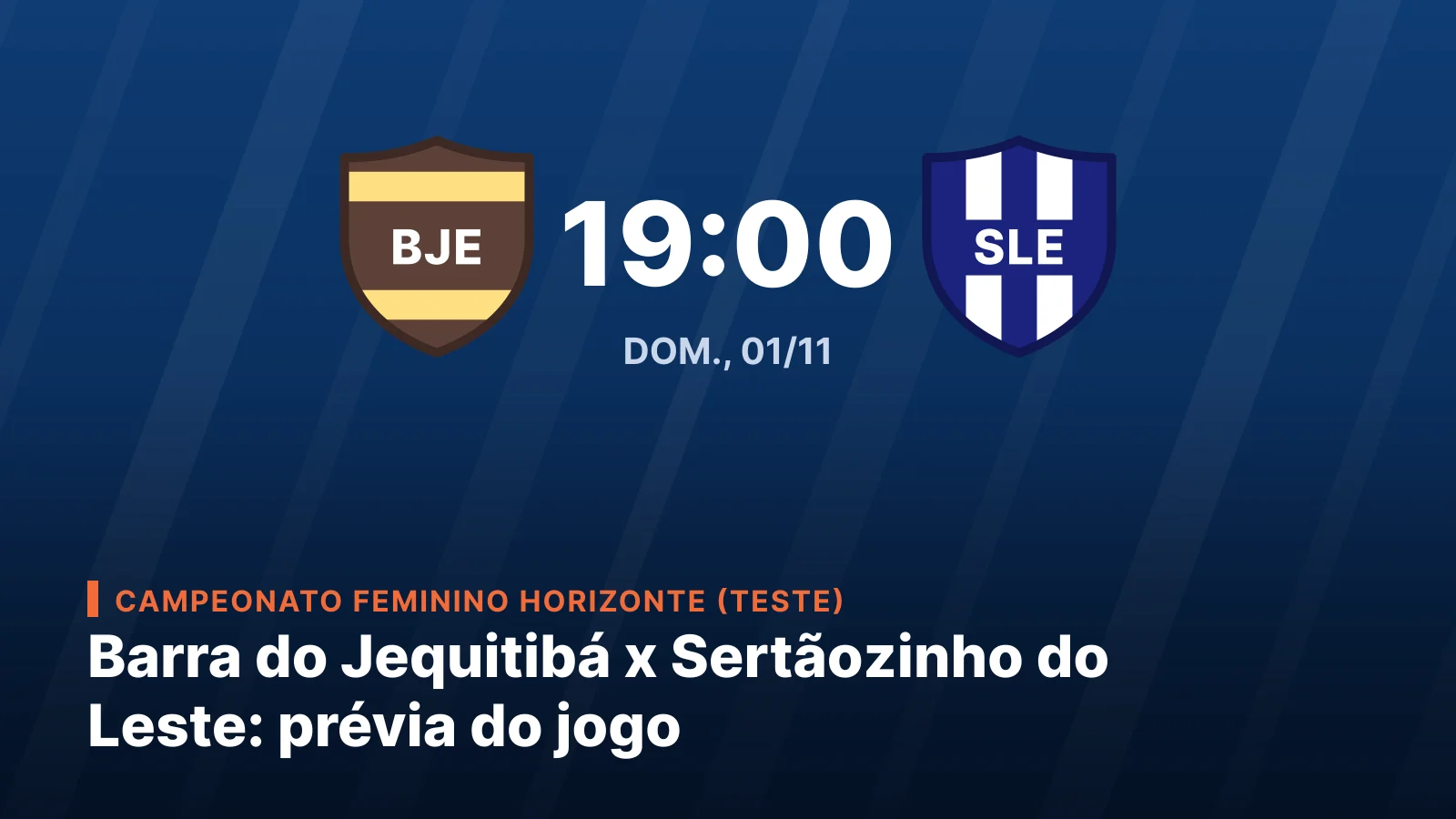 Grêmio Esportivo Barra do Jequitibá vs. Esporte Clube Sertãozinho do Leste