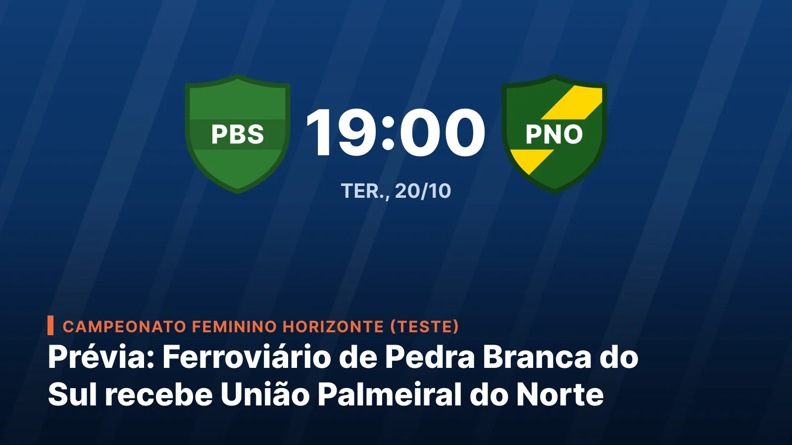 Ferroviário de Pedra Branca do Sul x União Palmeiral do Norte