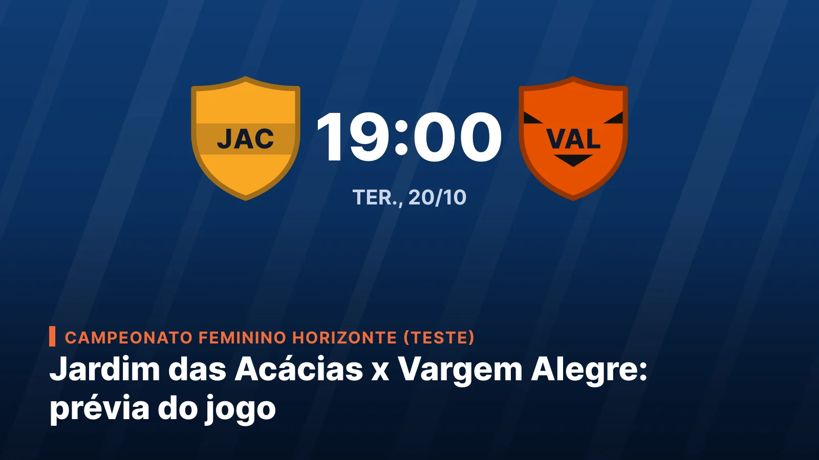 Independente de Jardim das Acácias vs Associação Atlética Vargem Alegre
