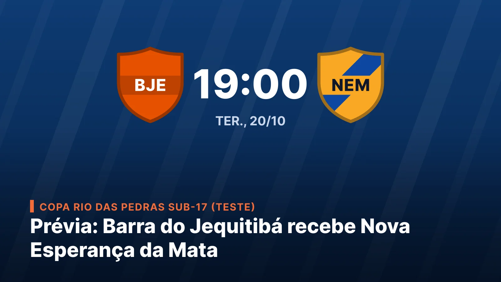 Estrela de Barra do Jequitibá vs Ferroviário de Nova Esperança da Mata
