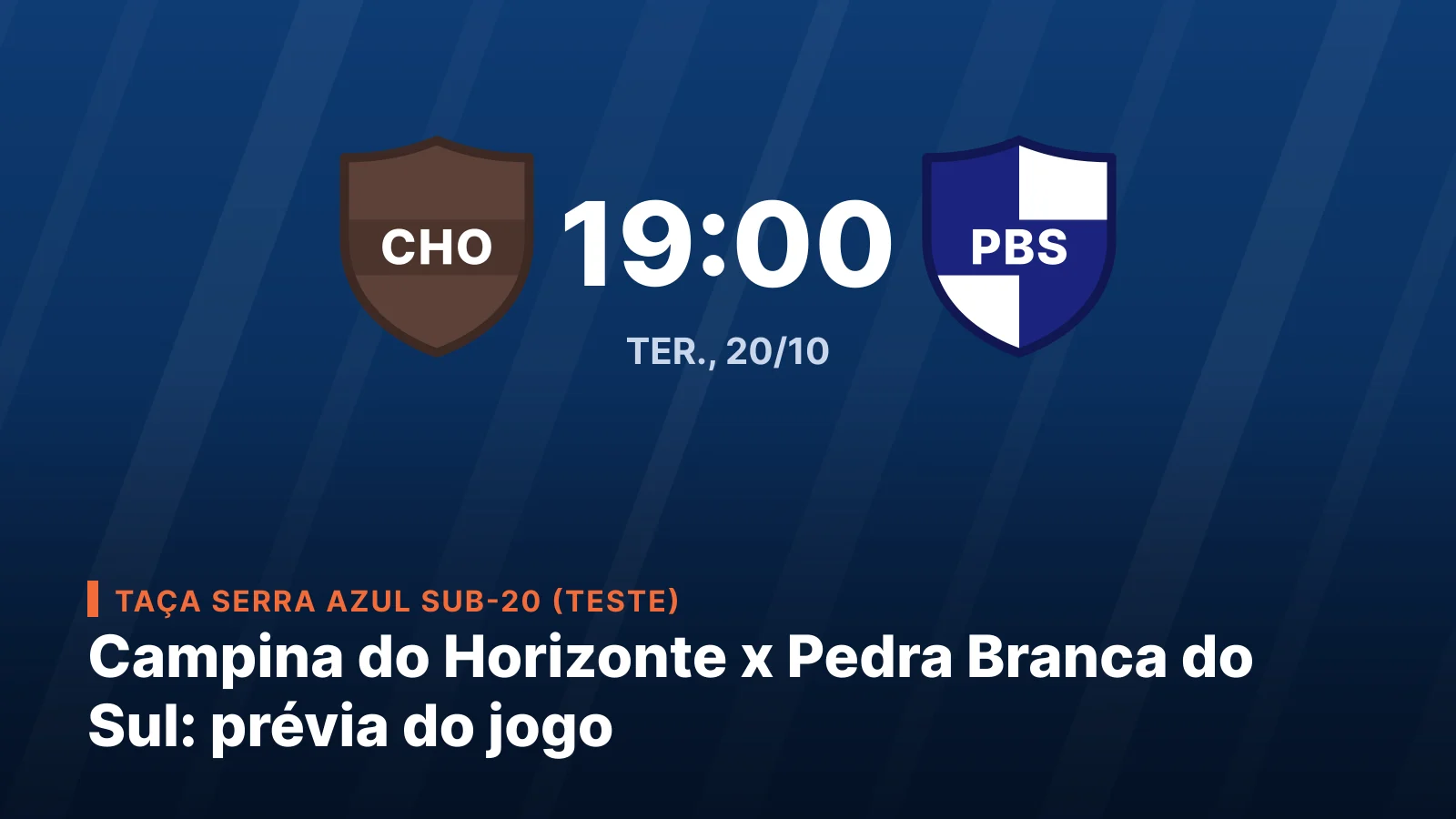 Associação Atlética Campina do Horizonte x Estrela de Pedra Branca do Sul